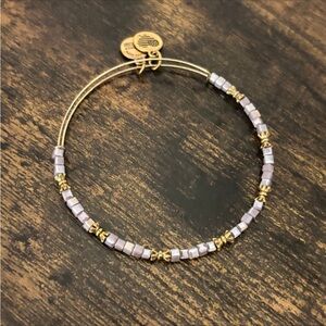 Alex and Ani Bracelet, Celestial-beaded, Aubergine